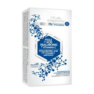 Gerovital H3 Hyaluron C Hyaluronic Acid and Vitamin C Ampoules, 10 fiole x 2ml