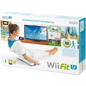 Nintendo Wii Fit U + Balance Board + Fit Meter