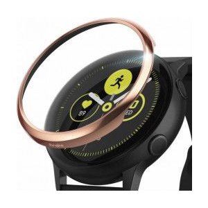 Ringke Rama ornamentala otel inoxidabil Galaxy Watch Active Rose Gold