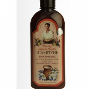 Retetele Bunicii Agafia Sampon regenerant cu proteine lactice pentru par uscat si vopsit 350 ml
