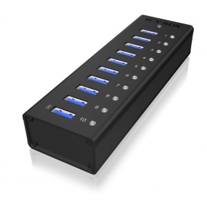 RaidSonic Active 10-port USB 3.0 hub IB-AC6110