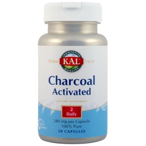 Secom Charcoal Activated Carbune Medicinal 280mg 50 Capsule