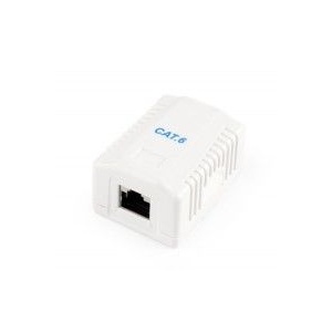 Gembird CAT6 FTP single port surface mount box NCAC-1F6-01