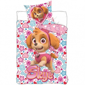 Sun City Set Paw Patrol Skye 135x200 + 80x80 roz