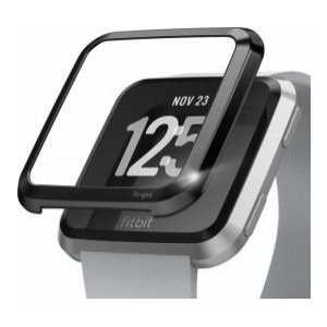 Ringke Rama ornamentala otel inoxidabil Fitbit Versa Negru