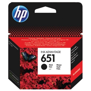 HP 651 Black Original Ink Advantage Cartridge (C2P10AE)