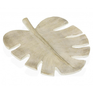 Versa Decoratiune Leaf Figure -, Alb