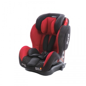 KidsCare Georgia cu Isofix si Top Tether Rosu