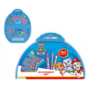Paw Patrol Trusa artistului cu acuarele si culori, 50 piese