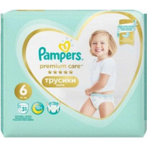Pampers Premium Care Pants 6 Value Pack 31 buc