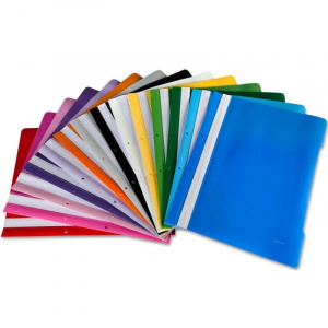 EXXO Dosar plastic cu sina si perforatii pentru documente Lila