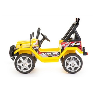 Nichiduta Masinuta electrica cu doua locuri Drifter Jeep 4x4 Galben