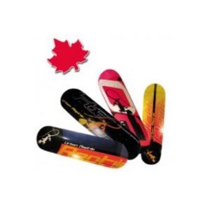 inSPORTline Placa skateboard din Artar Canadian dublu conkav