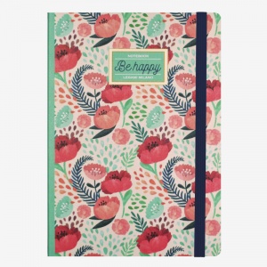 Legami Carnet - Flowers Be Happy - Large