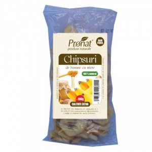 Pronat Chipsuri de banane cu miere 100gr