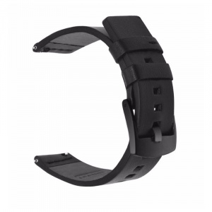Very Dream Curea piele compatibila Huawei Watch GT 2e, telescoape Quick Release, Negru