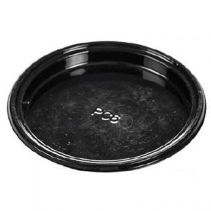 Silikomart Baza Plastic Prezentare Monoportii, Model Rotund Negru, Ø 10 cm, Set 100 Buc 52.002.20.0002