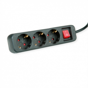 RoLine Prelungitor cu 3 prize Schuko 10m si switch ON/OFF 19.07.1071
