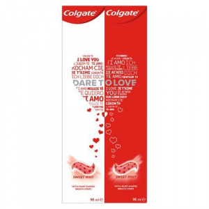 Colgate Pastă de dinÈ›i Dare to Love 2 x 98 ml
