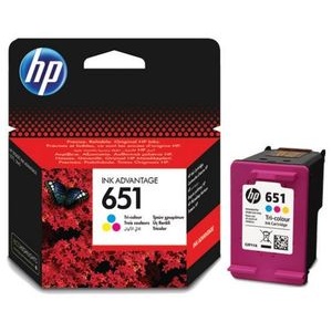 HP 651 Tri-color Original Ink Advantage Cartridge (C2P11AE)