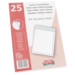 GPV Plic C5 gumat, 25 plicuri/set 162022
