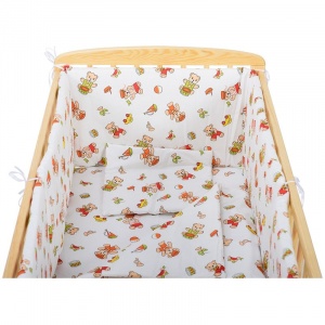 BabyNeeds Lenjerie 5 piese Ursuleti jucausi