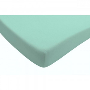 Jollein Cearsaf albastru pentru pat bebe 60x120 cm