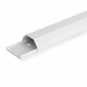RoLine Organizator canal cablu aluminiu 50x26x110mm Alb 19.08.3111