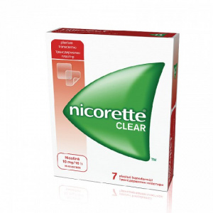 Johnson&Johnson Nicorette Clear 10mg, 7 plasturi