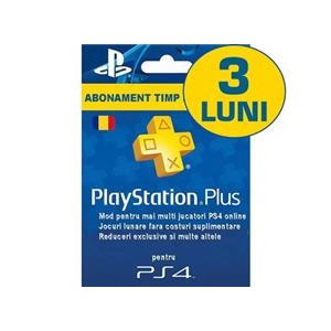 Sony Playstation Plus Subscription Card Abonament 3 Luni Ro