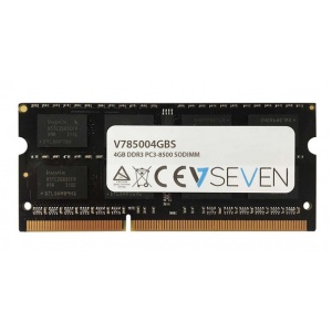 V7 4GB DDR3 PC3-8500 - 1066mhz 1.5V SO DIMM Notebook Memory Module - V785004GBS