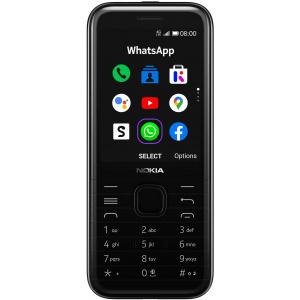 Nokia 8000 4G, Dual SIM, 4G, Onyx Black