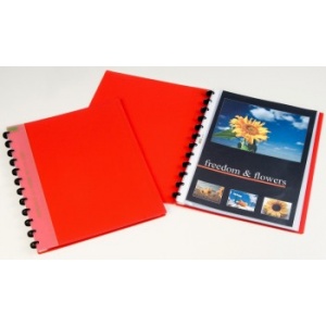 Aurora Dosar de prezentare cu 30 folii Adoc - coperta rosie 5832.600