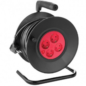 Horoz Prelungitor pe tambur, 4 prize x 230V Reel-25, lungime 25 m 104-006-0025