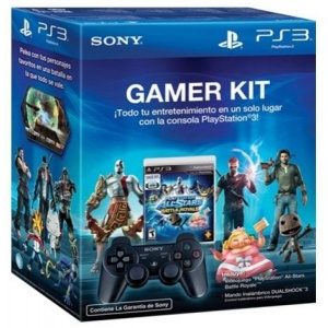 Sony Controller Dualshock 3 Black + All-Stars Battle Royale PS3