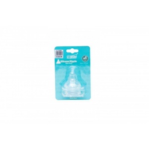 U-Grow Set 2 tetine A-1028M cu Gat Larg M, Silicon