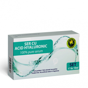 Hypericum Ser cu Acid Hialuronic 6 fiole x 10 ml
