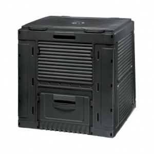 Keter Compostor 17186362, 470 litri, negru, 79x79x79 cm