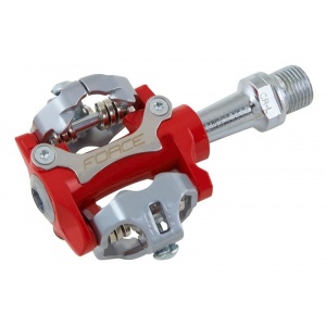 Force Pedale, MTB, SPD, Rosu, Corp Aluminiu