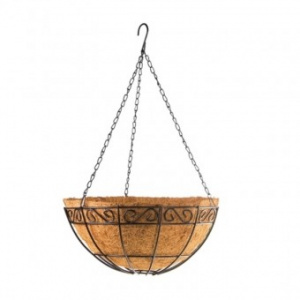 Palisad Ghiveci cocos suspendat 690108, diametru 30 cm, inaltime 480 mm