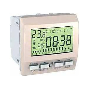 Schneider Electric UNICA ALLEGRO Termostat programabil IP20 Fildes MGU3.505.25