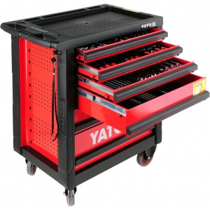 YATO Dulap cu scule profesional echipat complet cu 6 sertare 177 piese YT-55300