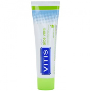 Vitis Aloe Vera Pasta de dinti protectie complexa impotriva respiratiei mirositoare aroma Apple Mint 100 ml