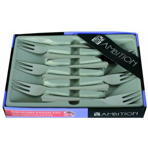Ambition Set furculite, 6 Piese, 89482, Argintiu