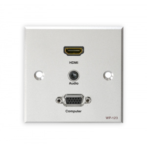 HDCVT Priza perete 1 x HDMI Silver