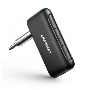 UGREEN Transmitator audio CM276, AUX, Bluetooth 5.0 aptX, microfon incorporat, Negru