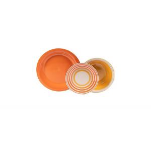Luminarc Set serviciu masa ceramica 18buc Kiklos Arancio