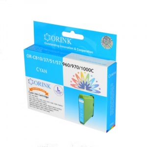 Orink Cartus compatibil pentru Brother LC1000 LC970 LC51 Cyan