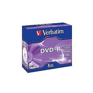 Verbatim DVD+R DL, 8X, 8.5GB, 5 buc (43541)