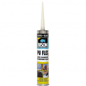 Bison Etanseizant poliuretanic negru PU Flex 300 ml